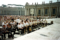 Blsergruppe bei der Papstaudienz