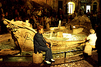 Brunnen an der Spanischen Treppe